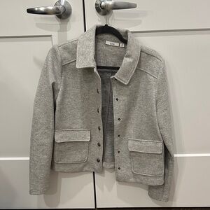 Croft & Barrow Light Gray Utility Jacket